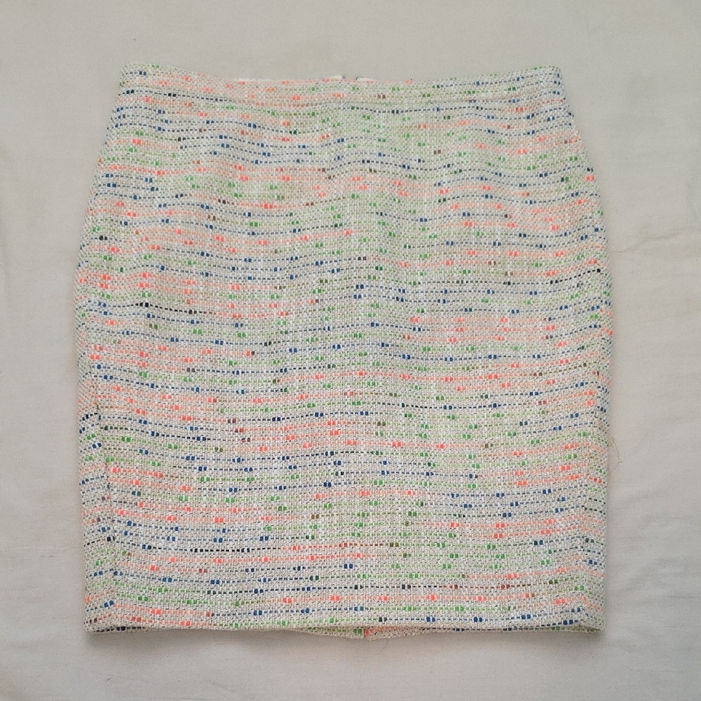 J. Crew Multicolor Tweed Skirt